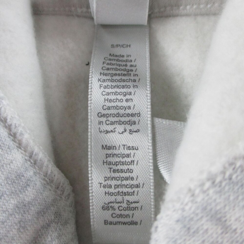 SKIMS Fleece Lounge Hoodie Mens Small Light Heather Gray Pullover Sweatshirt NWT - Picture 5 of 9